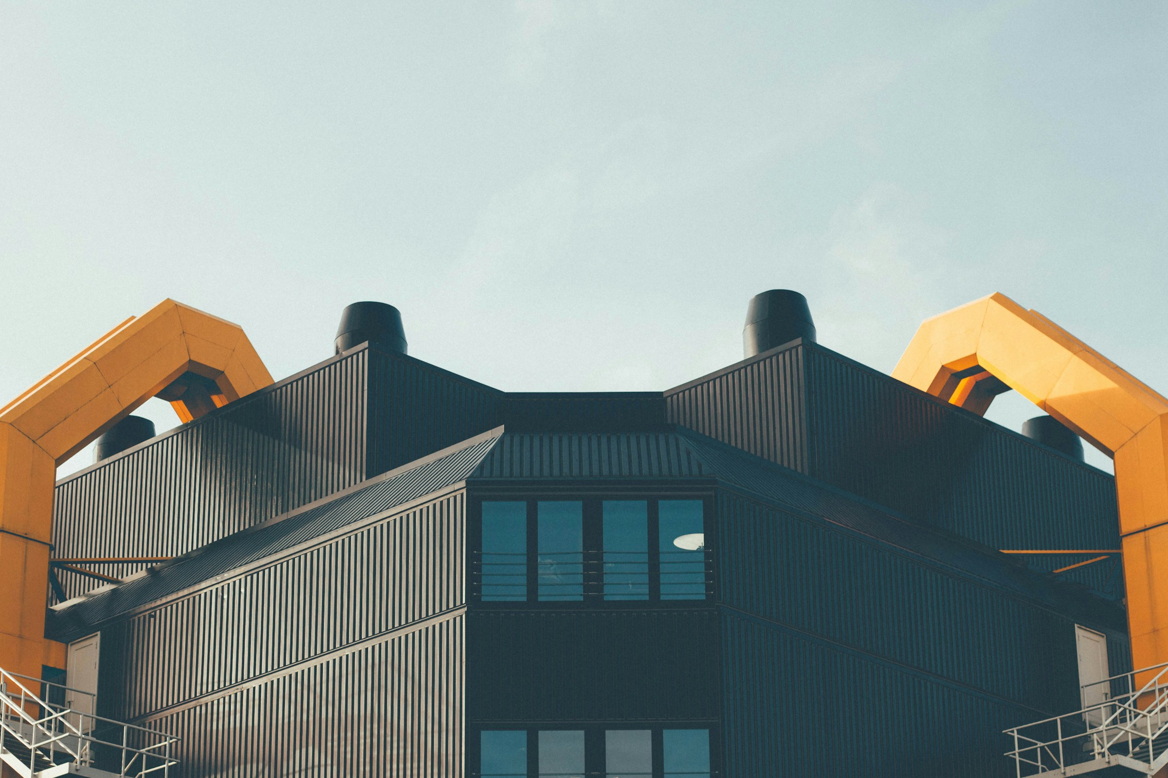 Roll formed facade concept view